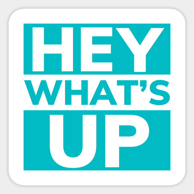 What's up sticker top